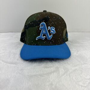 Rare Oakland Athletics A's Camo New Era 59Fifty Fitted Size 7‎ 1/2 Hat